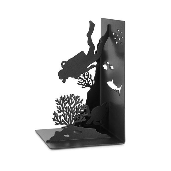 Balvi Bookend Scuba Black Metal