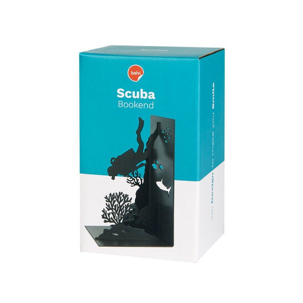 Balvi Bookend Scuba Black Metal