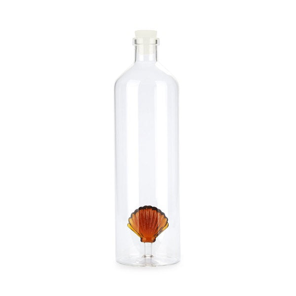 Balvi Bottle Atlantis Shell Amber 1.2 L Glass