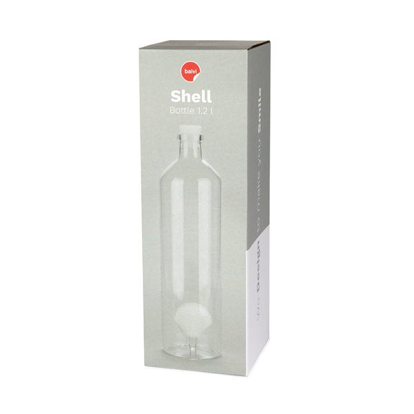 Balvi Bottle Atlantis Shell White 1.2 L Glass