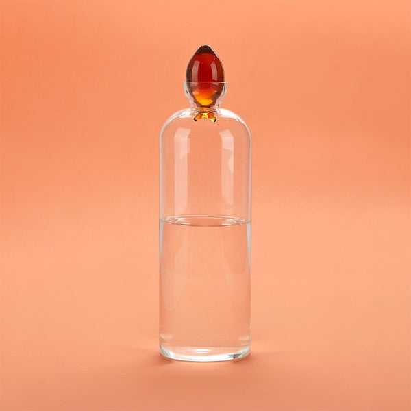 Balvi Bottle Gourami 1.1 L Amber Borosilicate