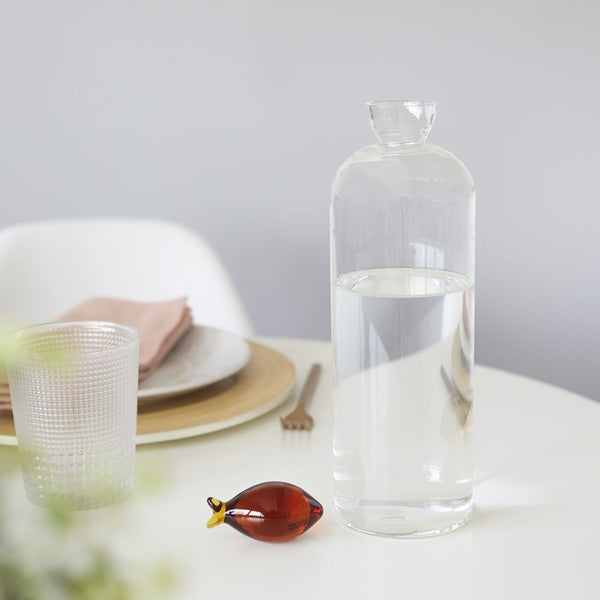 Balvi Bottle Gourami 1.1 L Amber Borosilicate