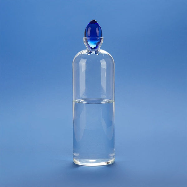 Balvi Bottle Gourami 1.1 L Blue Borosilicate