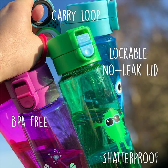 Pink Flip and Clip Water Bottle