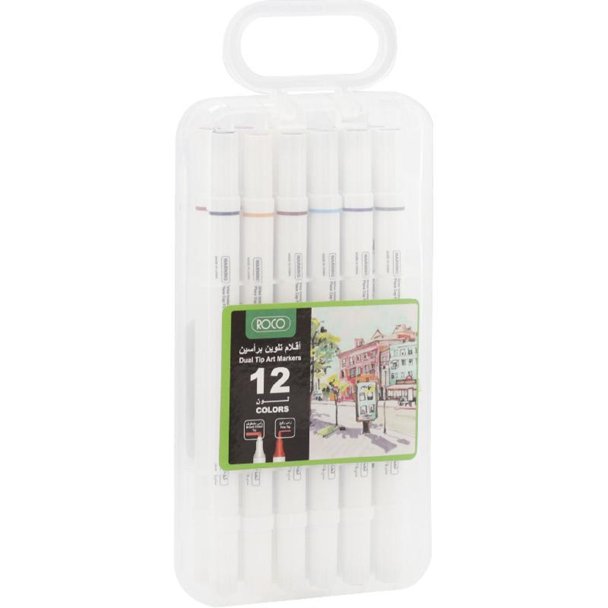 Roco Draw Marker 12 Graphic Art Marker Assorted
