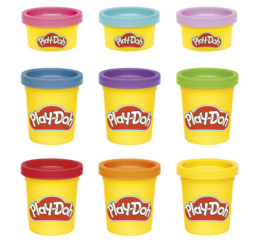 Play-Doh Colorful Compound 9-pack F7369