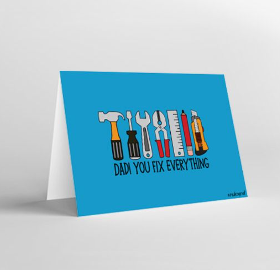 Mukagraf Dad You Fix Everthing Std Greeting Cards