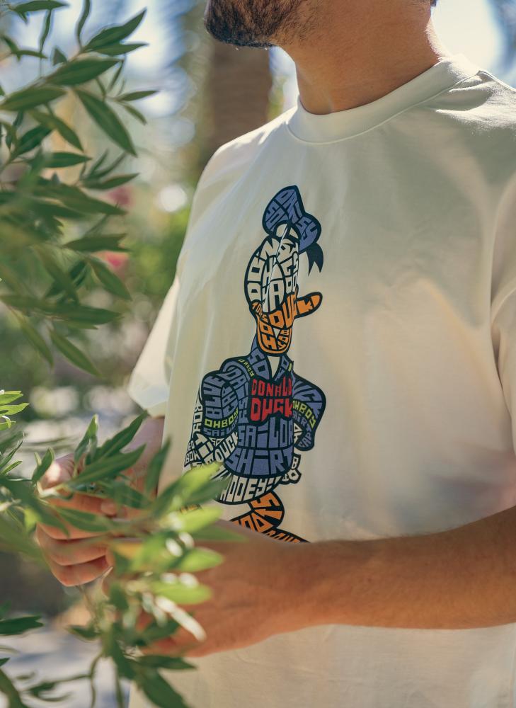 Spinz White T-Shirt Duck M