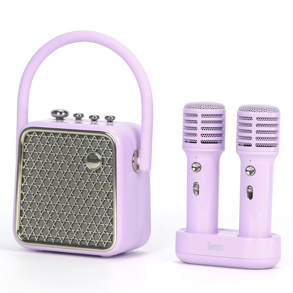 Divoom Songbird Se Portable Dual Microphone Speaker - Purple