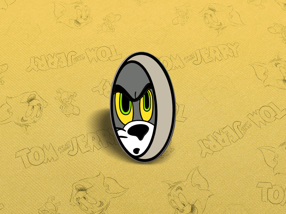 Tom And Jerry Angry Tom Pin