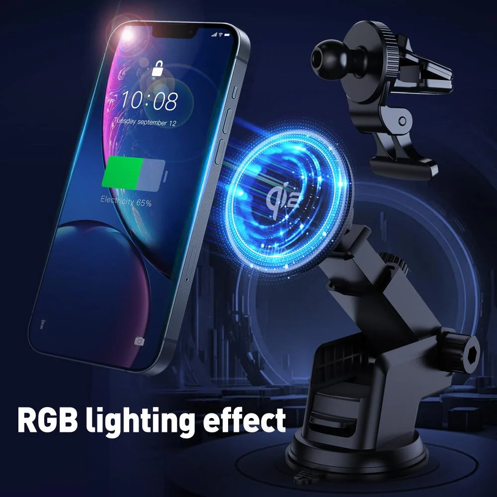 JODA MagQ C1 15W Wireless Charging Car Holder BLK