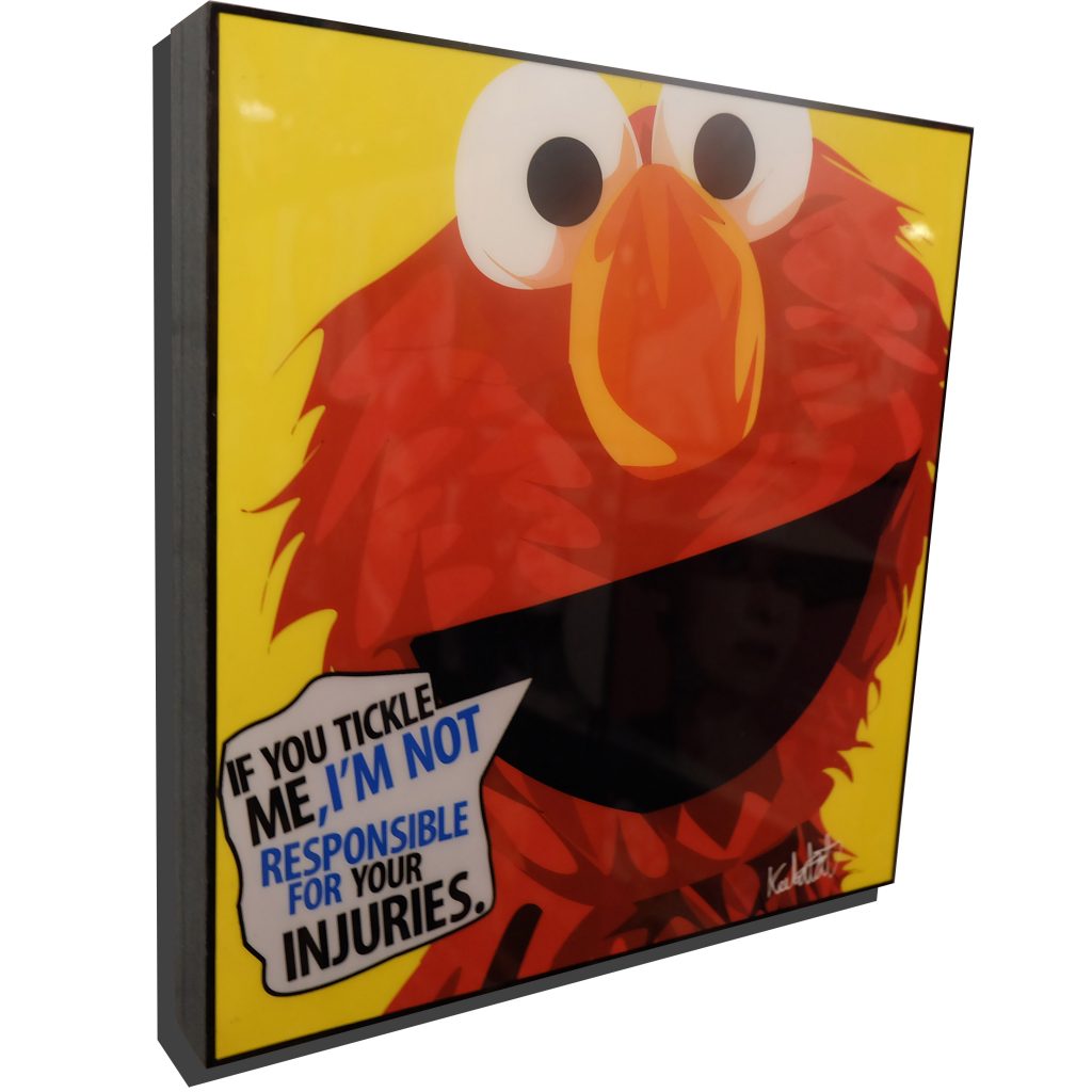 Elmo Pop Art Poster “If you tickle me”