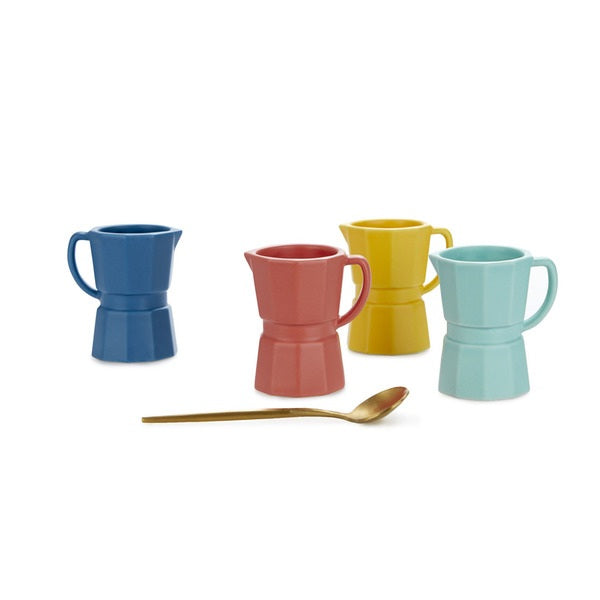 Balvi Espresso Cup Set Moka Colours Ceramic