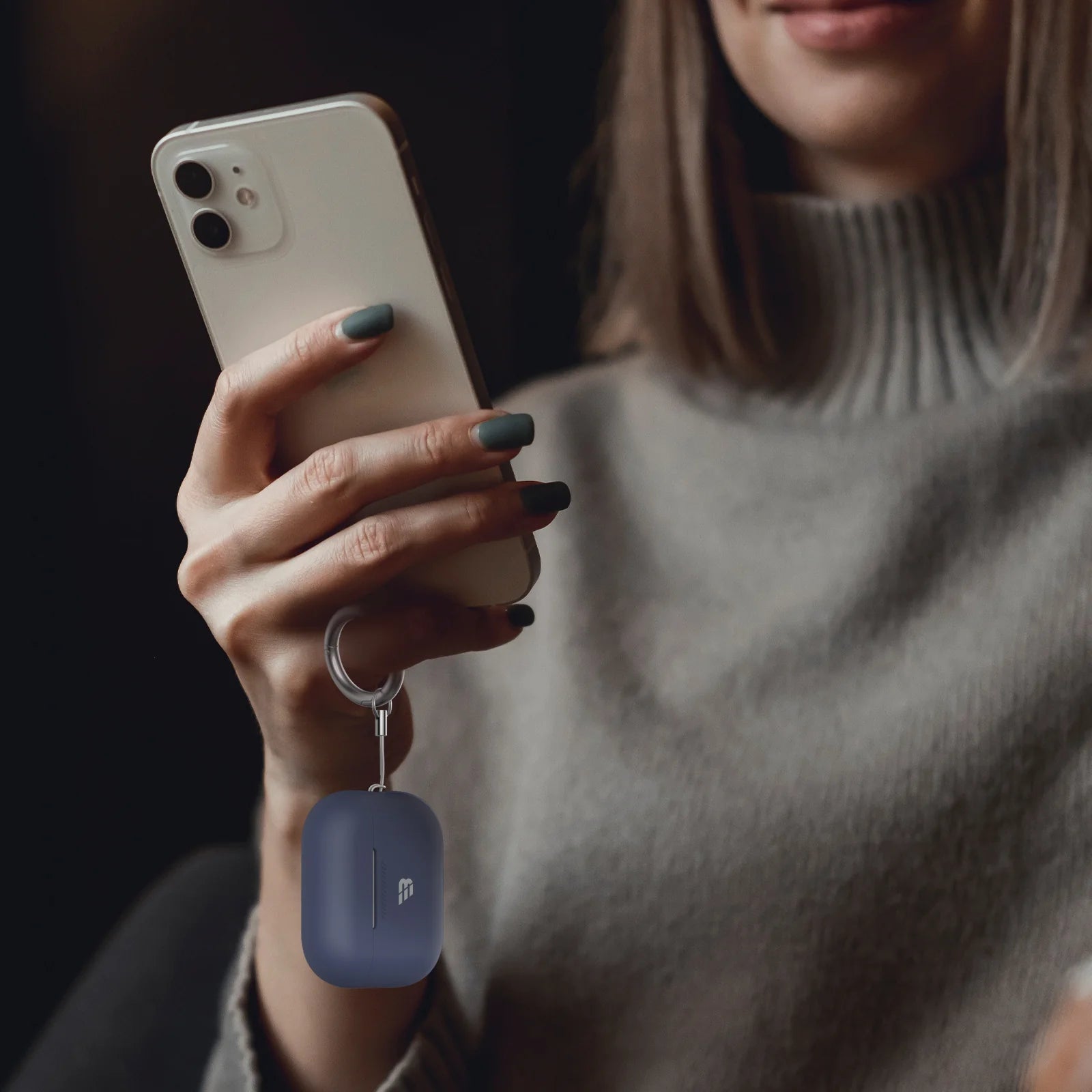 Baykron BKR-P187-MB Airpods Pro 2nd GEN Mid-Blue