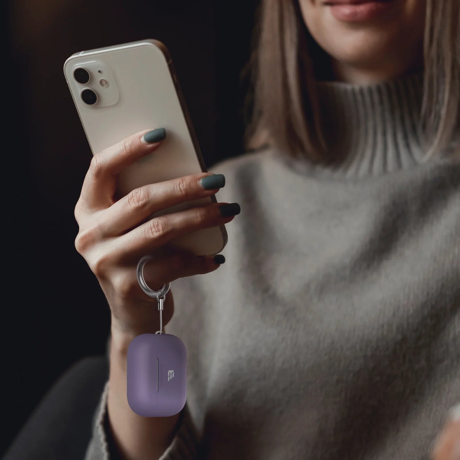 Baykron BKR-P187-DP Airpods 2nd Gen Deep Purple