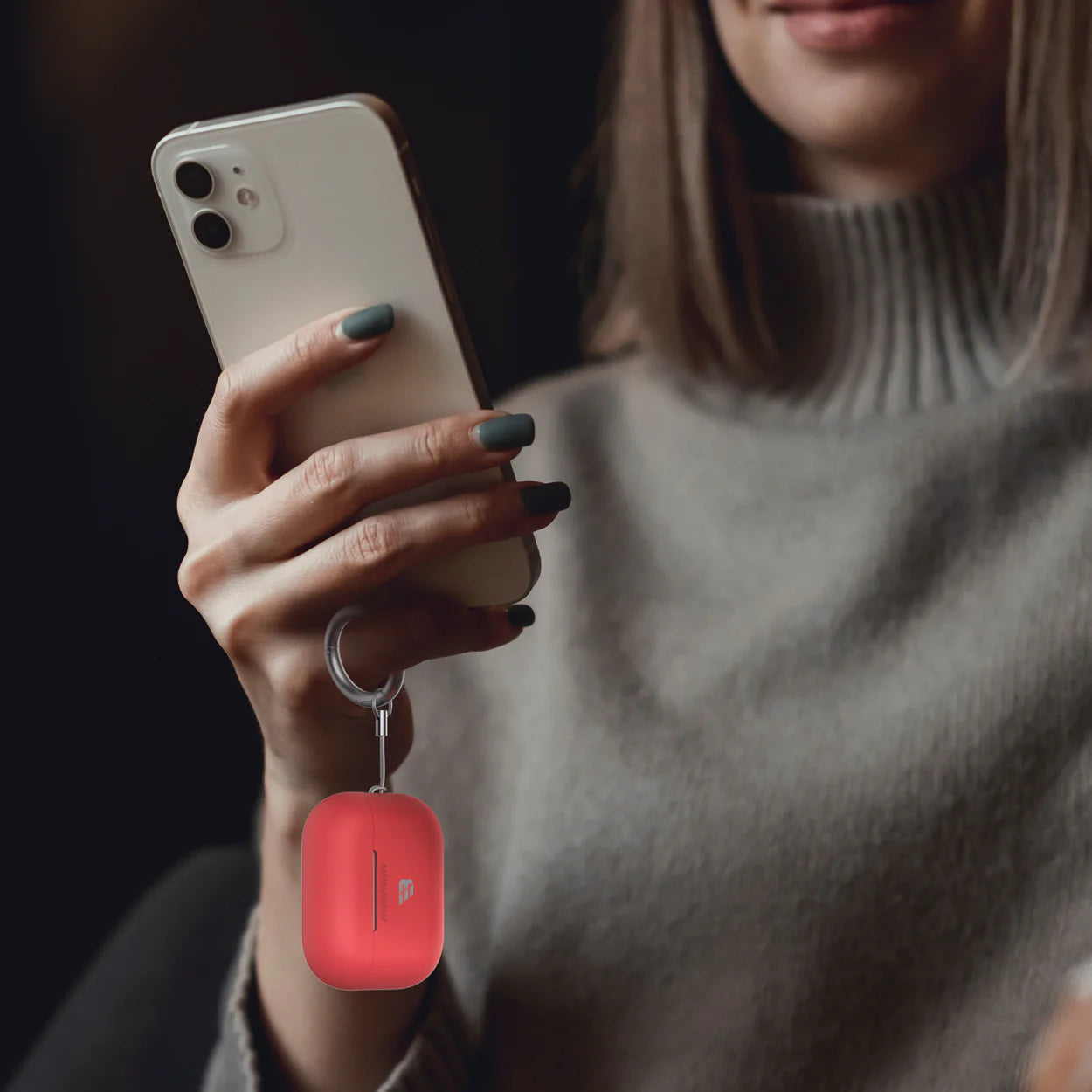 Baykron BKR-P187-RED Airpods Pro 2nd Gen RED