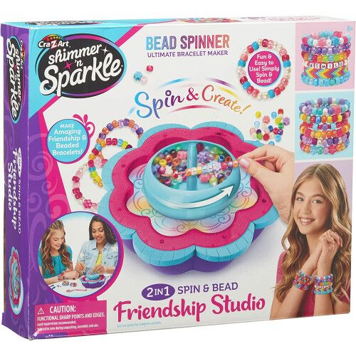 Shimmer N Sparkle 2In1 Spin & Bead Friendship Studio