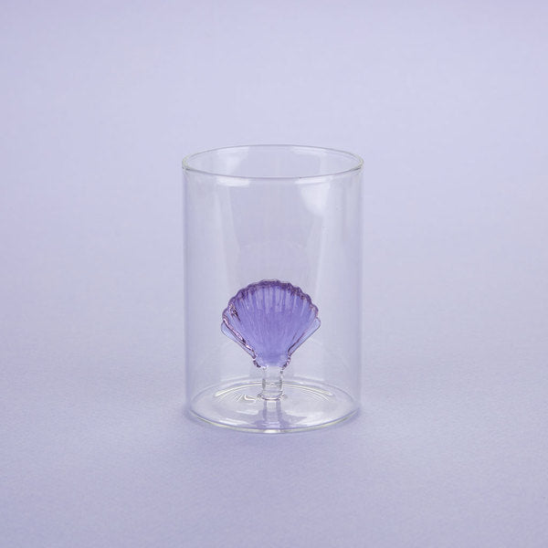 Balvi Glass Atlantis Shell Lilac Glass