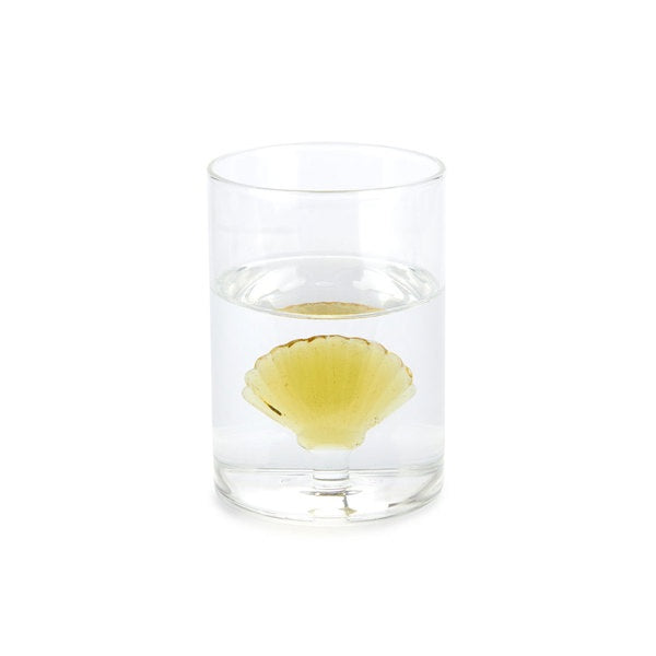 Balvi Glass Atlantis Shell Yellow Glass