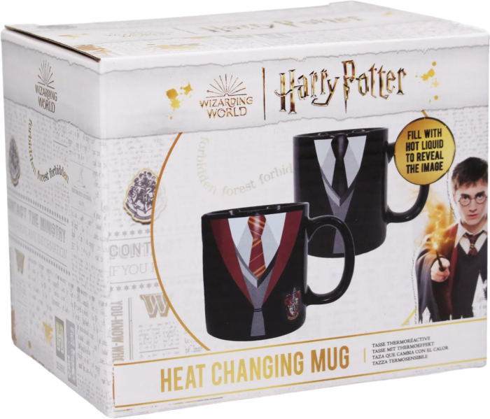 Mug Heat Chg. Boxed 400Ml Harry Potter Uniform Gryffindor