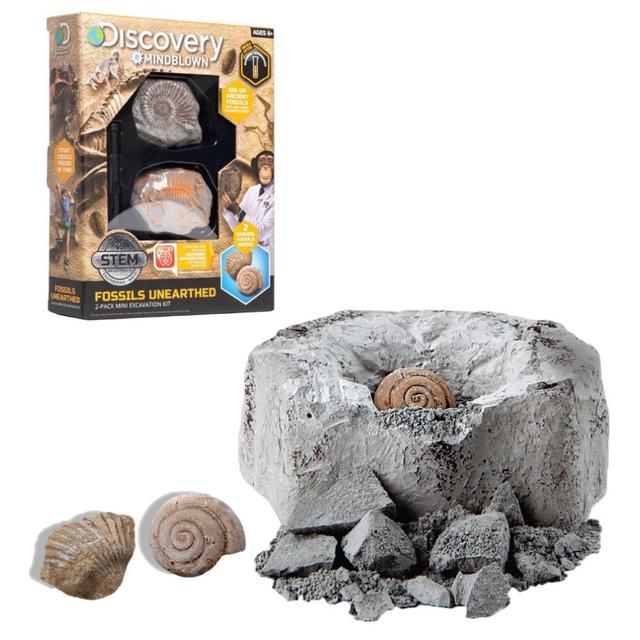 Discovery - Toy Excavation Kit Mini Fossil 2Pc