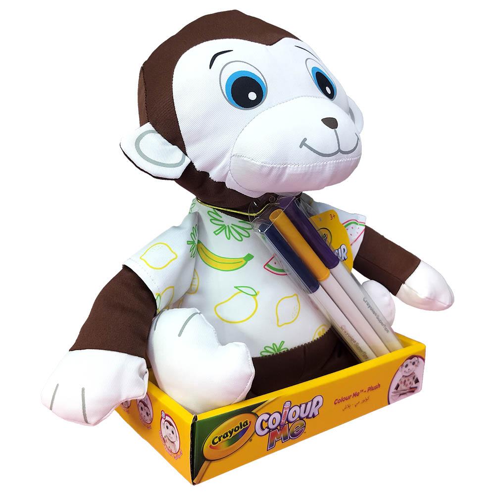Crayola Colour Me Plush Monkey