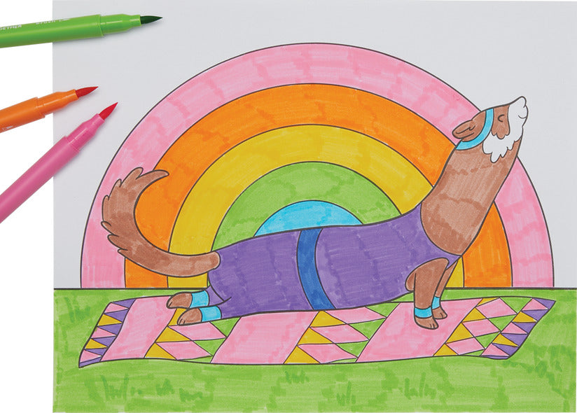 Ooly Color In Book: Work & Play Every Day 8 X 10