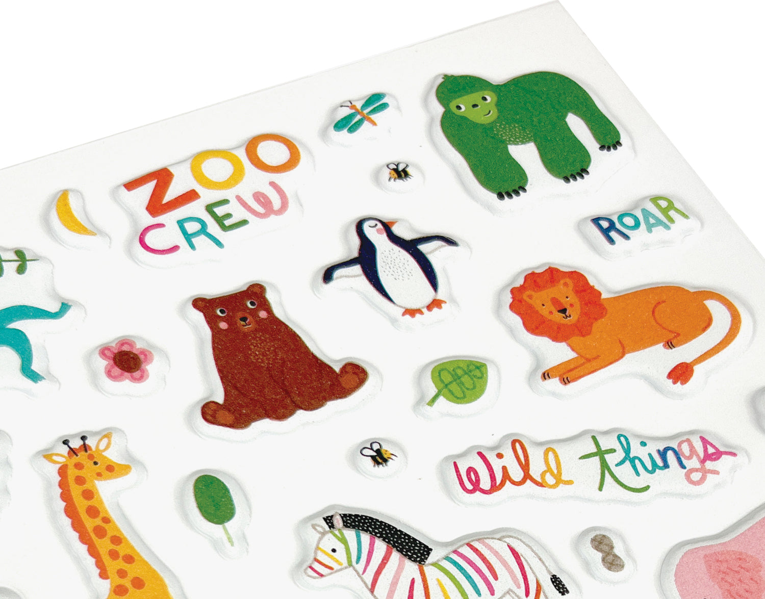 Ooly Stickiville Stickers: Zoo Crew Standard 1 Sheet