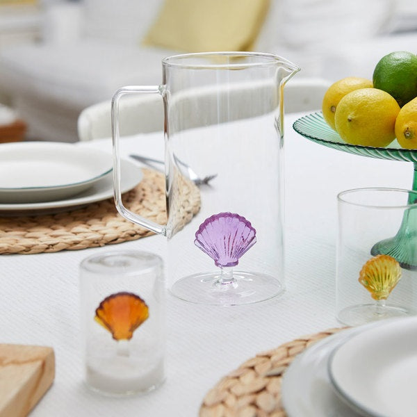Balvi Jar Atlantis Shell Lilac Glass