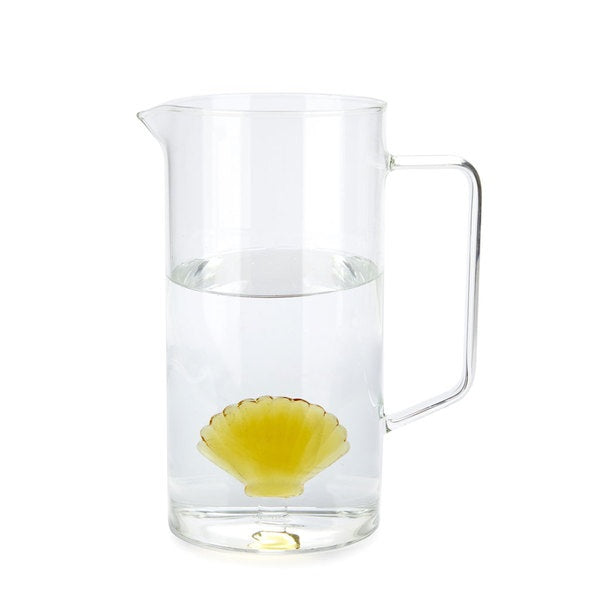 Balvi Jar Atlantis Shell Yellow Glass