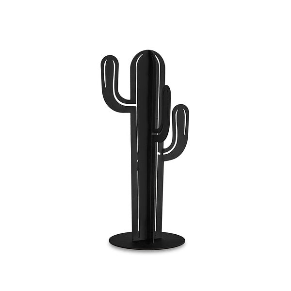 Balvi Key Hanger Cactus Black Metal