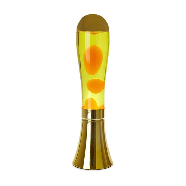 Balvi Lava Lamp Magma Golden Aluminium