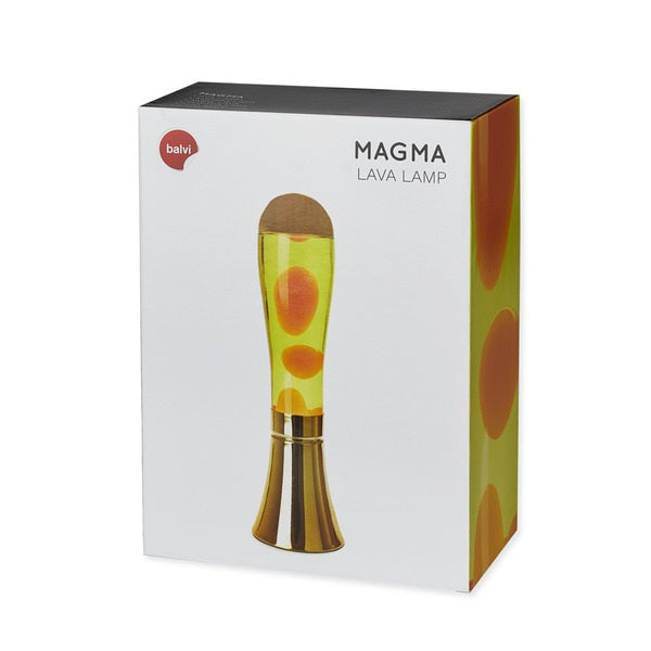 Balvi Lava Lamp Magma Golden Aluminium
