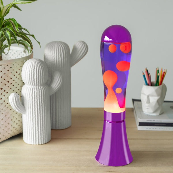 Balvi Lava Lamp Magma Purple/Red Aluminium