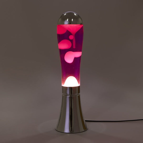 Balvi Lava Lamp Magma Silver/Pink Aluminium