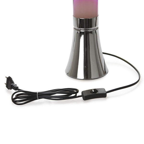 Balvi Lava Lamp Magma Silver/Pink Aluminium