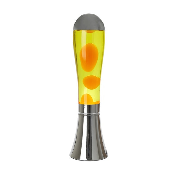 Balvi Lava Lamp Magma Silver/Yellow Aluminium