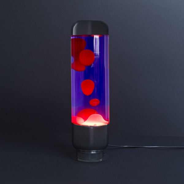 Balvi Lava Lamp Capsule Purple/Red Aluminium