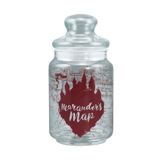 Halfmoon Bay Candy Jar Glass 750Ml Harry Potter Marauder's Map