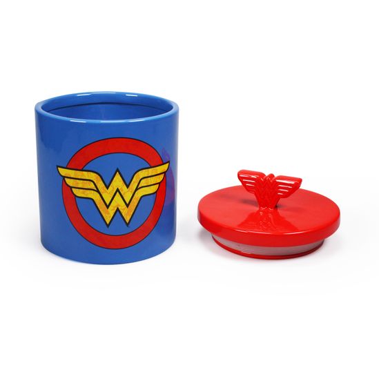 Halfmoon Bay Cookie Jar Ceramic 17Cm Wonder Woman