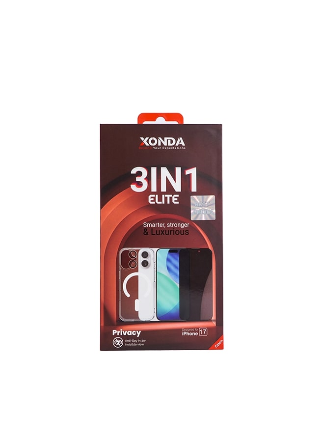 Xonda Elite 3IN1 Iphone 17 Privacy