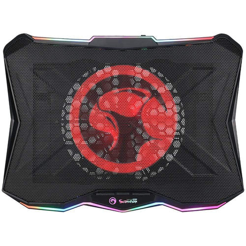 MARVO Laptop Cooling Stand, Optimized vent mesh, 2-port USB