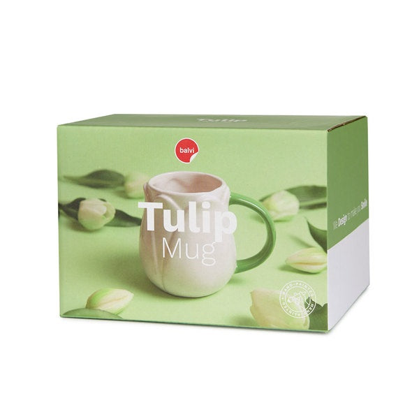 Balvi Mug Tulip White Ceramic