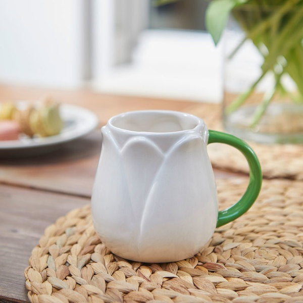 Balvi Mug Tulip White Ceramic