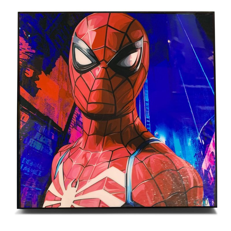 New SpiderMan Poster Pop Art by Keetatat Sitthiket