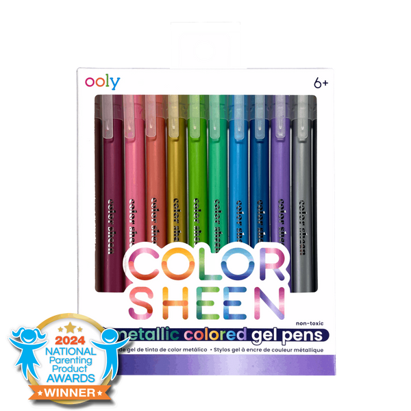 Ooly Color Sheen Metallic Gel Pens Set Of 12