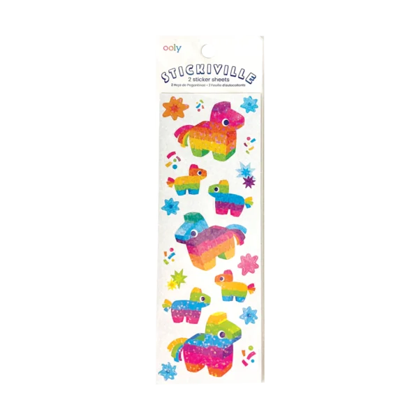 Ooly Stickiville Stickers: Pinata Party Skinny 2 Sheets