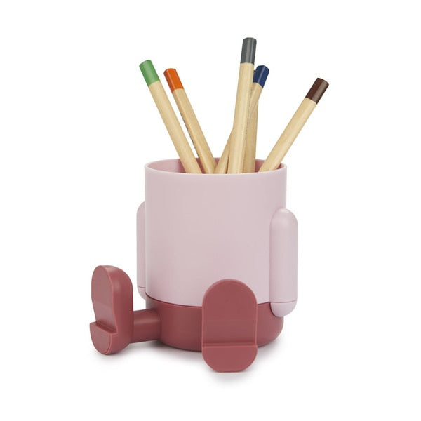 Balvi Pen Holder Mr.Sitty Pink Plastic