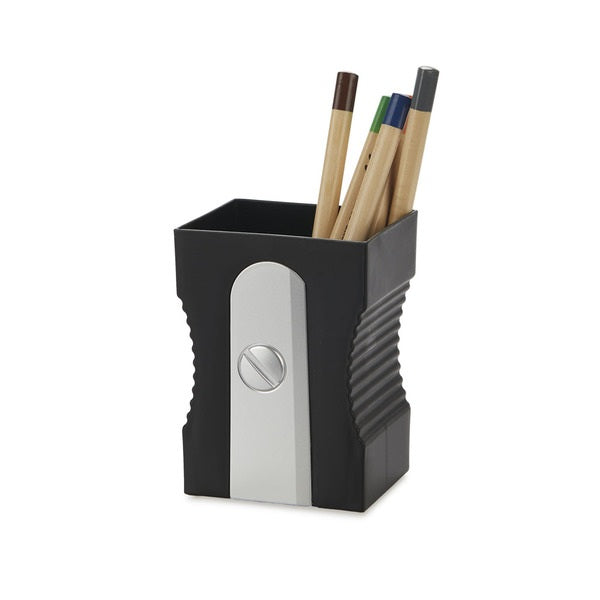 Balvi Pen Holder Sharpener Black Plastic