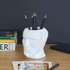 Balvi Pen Holder The Head White Ciment